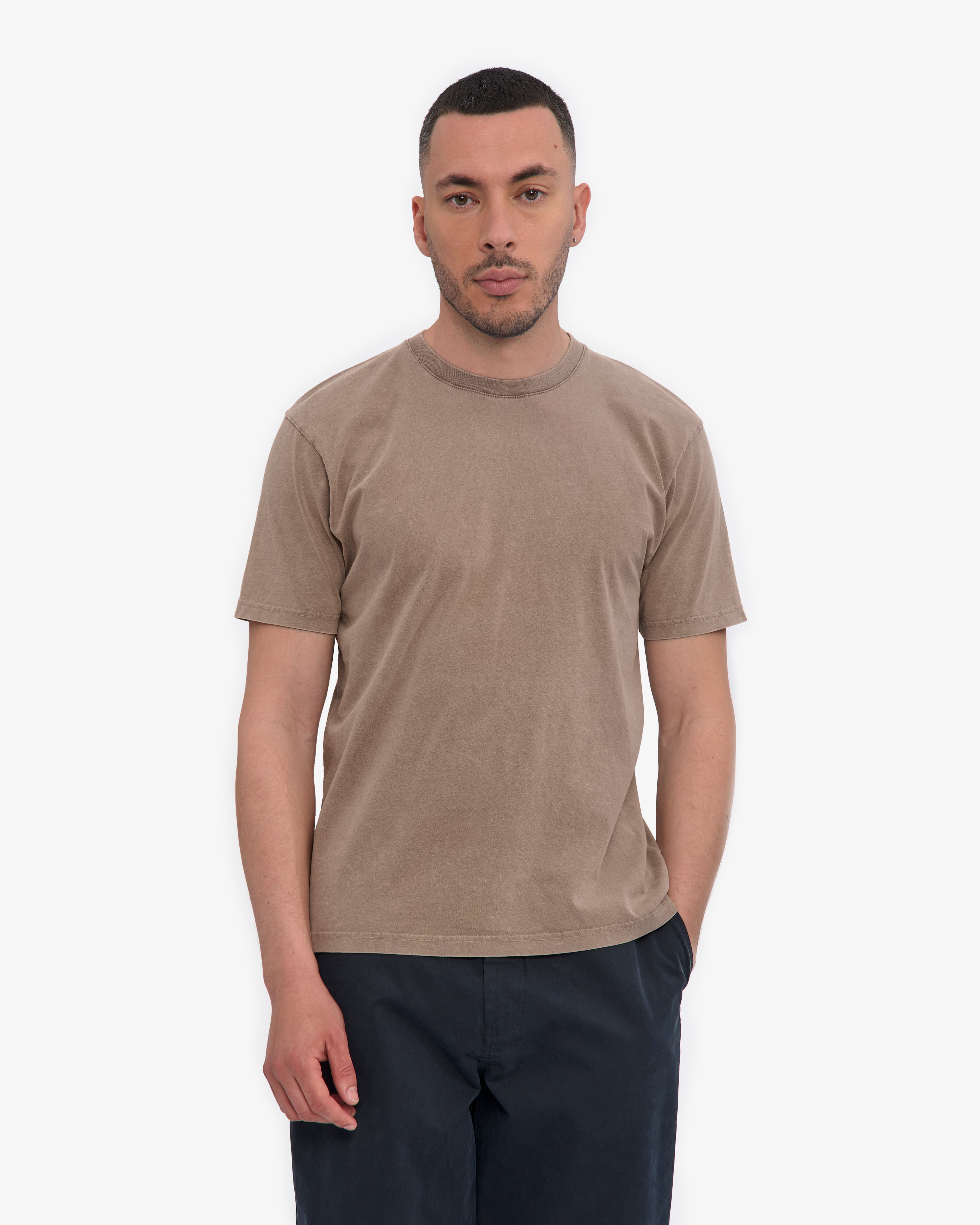 Classic Organic Tee - Faded Khaki