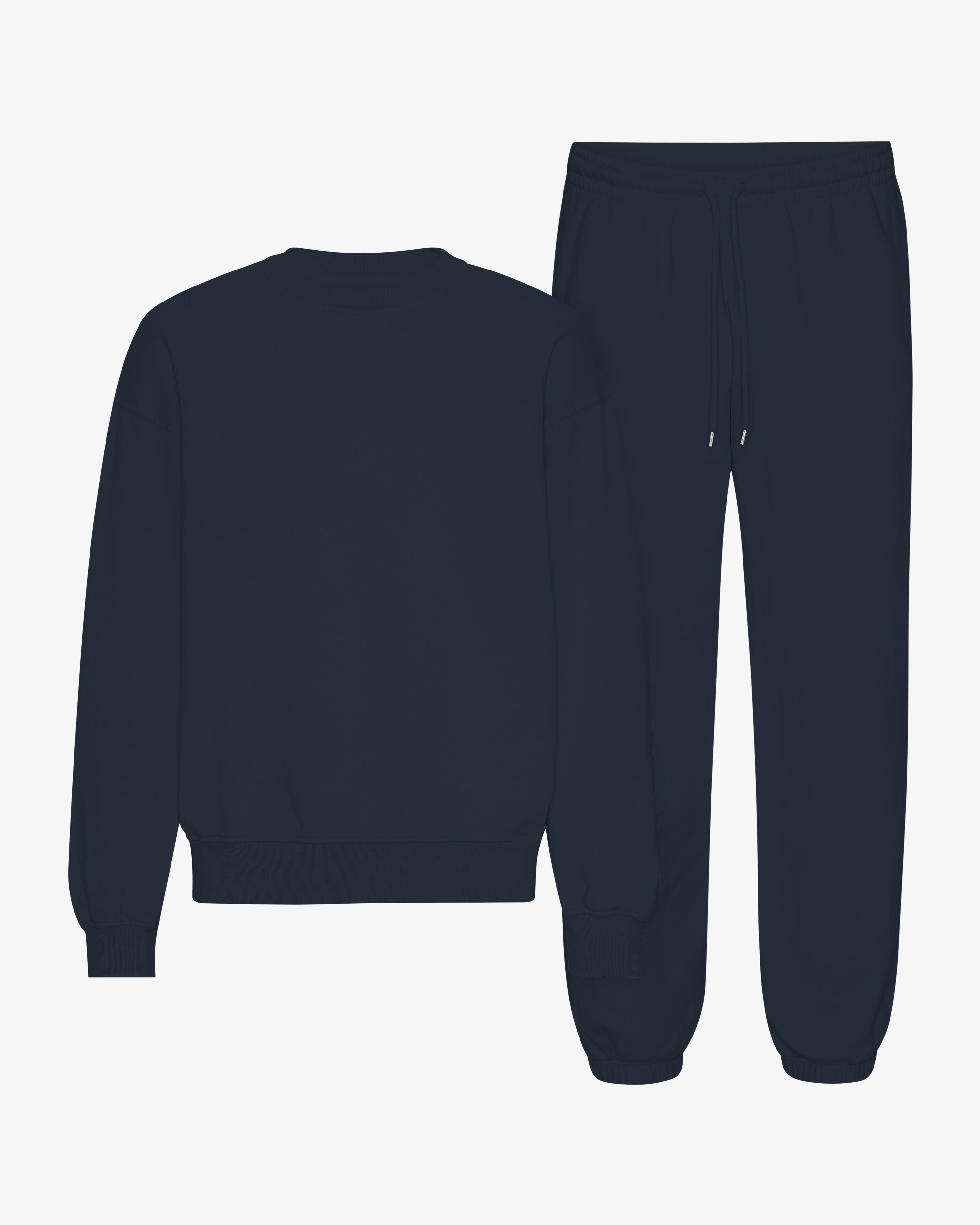 Organic Relaxed Sweatsuit - Navy Blue