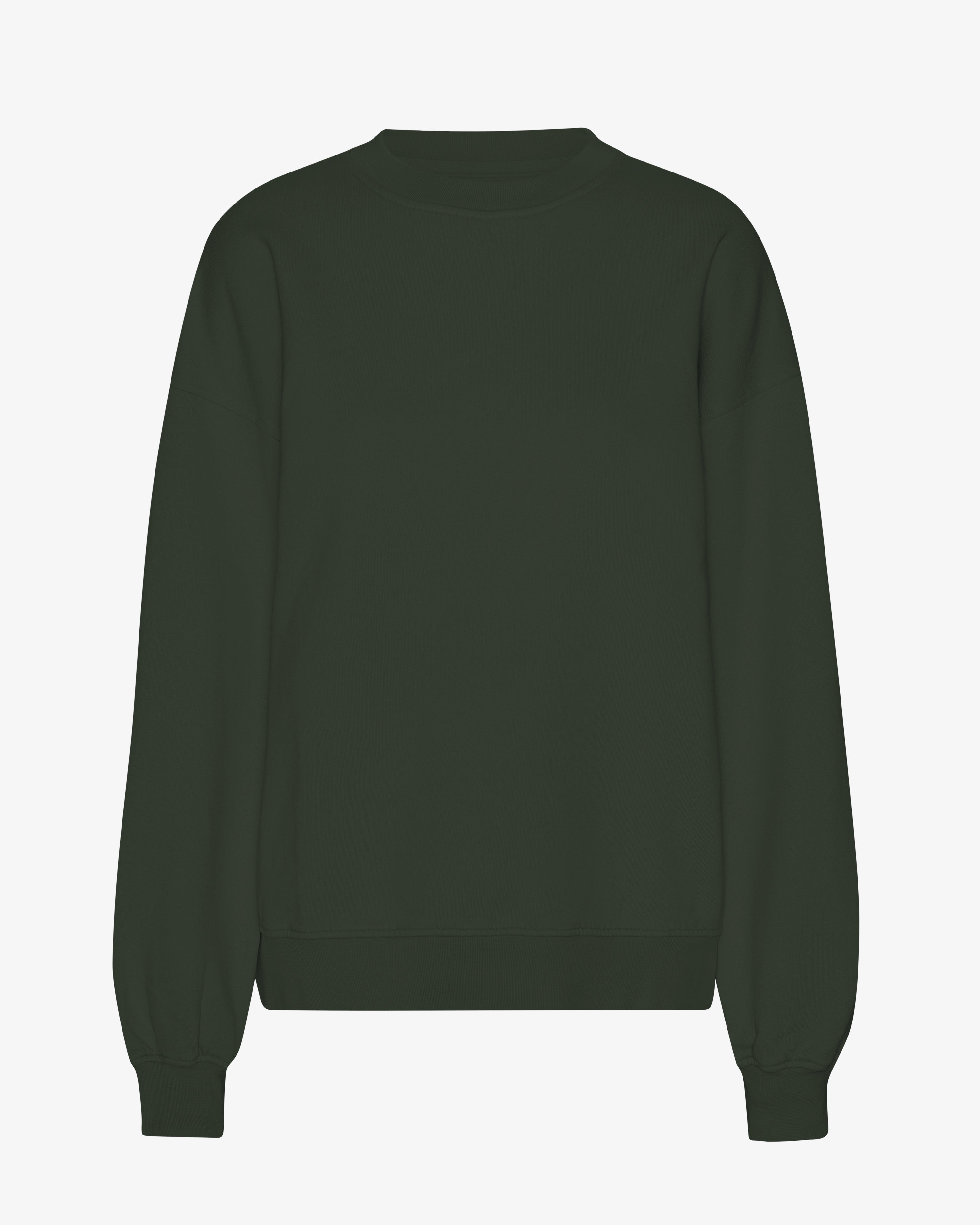 Organic Oversized Crew - Hunter Green