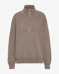 Organic Quarter Zip - Faded Khaki