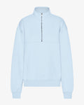 Organic Quarter Zip - Polar Blue