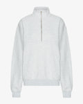 Organic Quarter Zip - Snow Melange