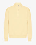 Organic Quarter Zip - Soft Yellow