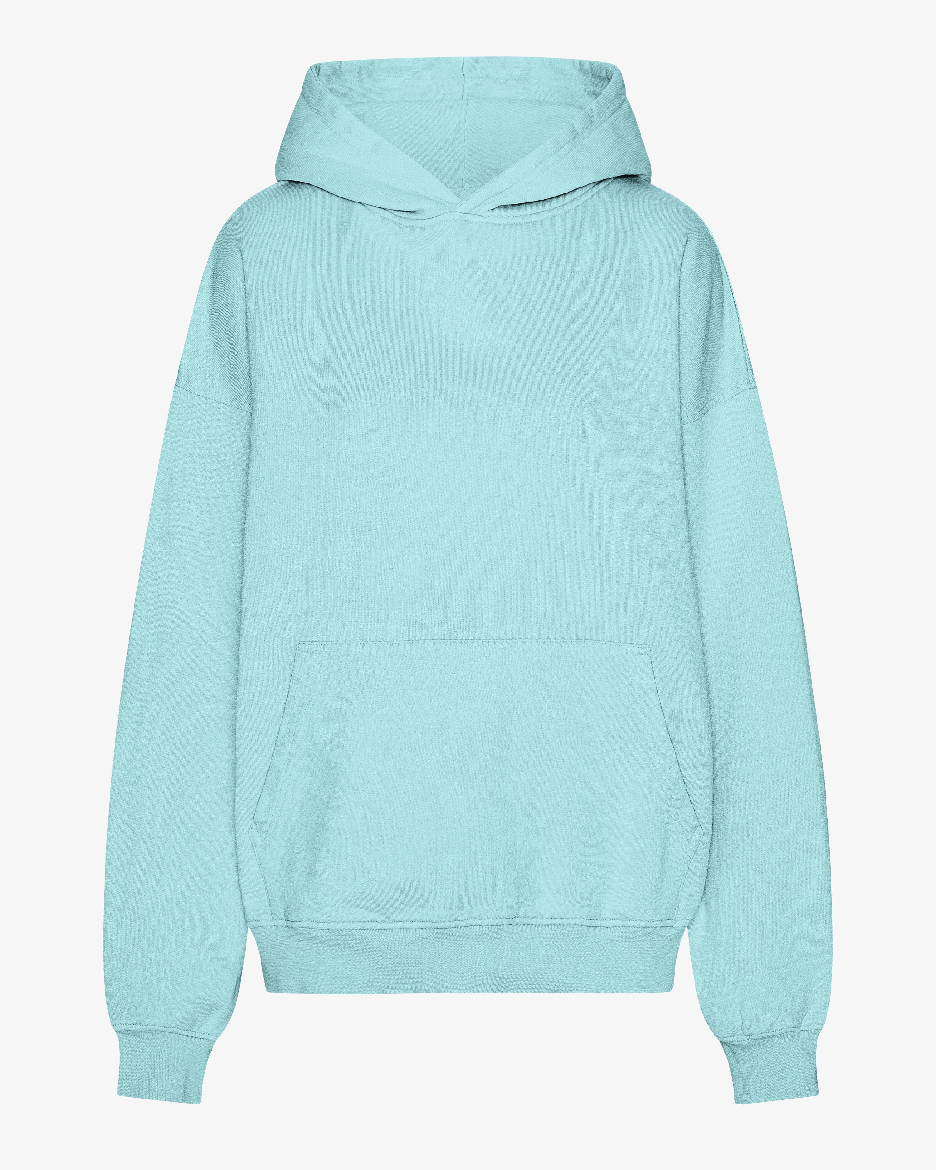 Organic Oversized Hood - Teal Blue