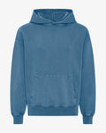 Organic Oversized Hood - Faded Indigo