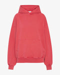 Organic Oversized Hood - Faded Red