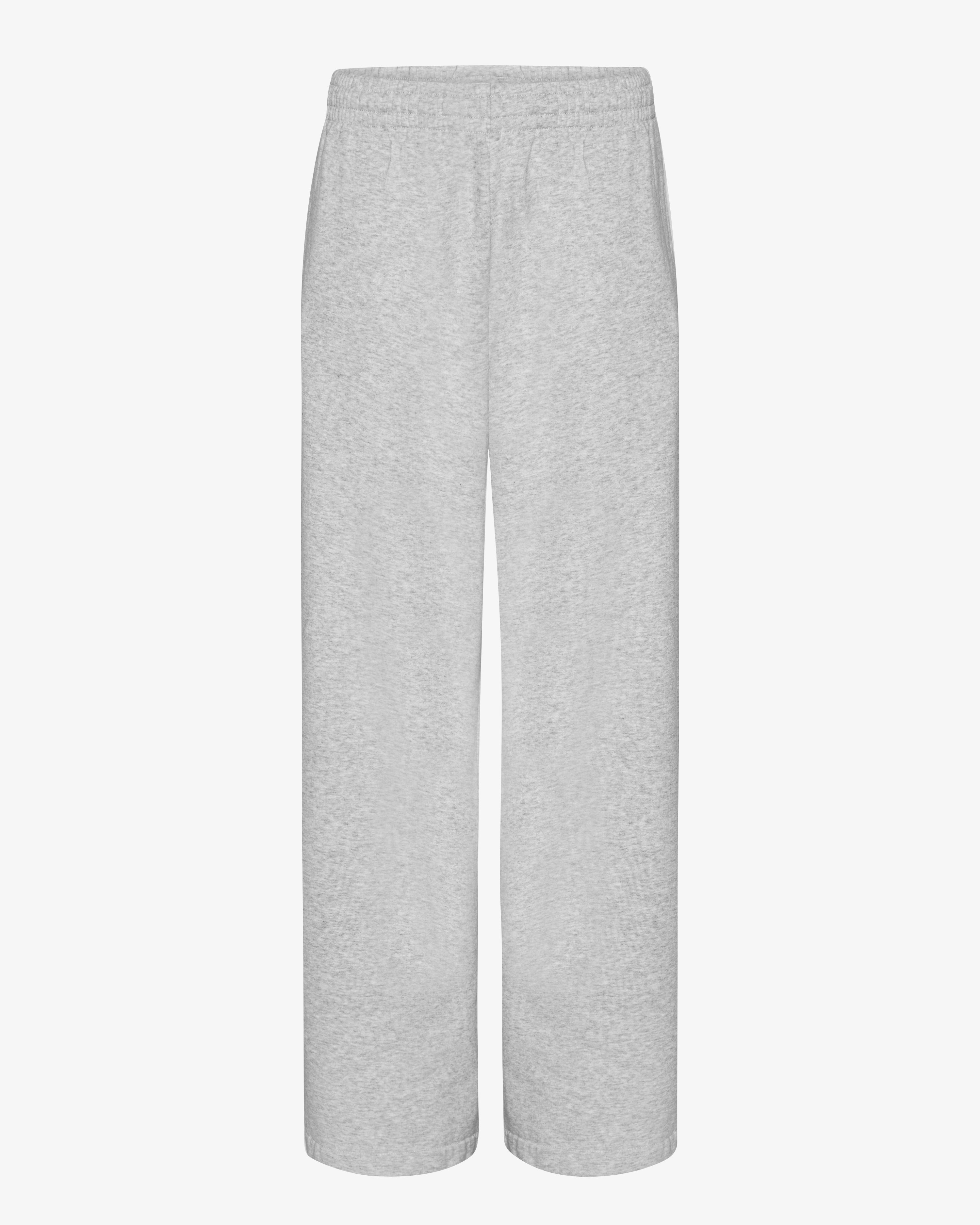 Organic Straight Leg Sweatpants - Snow Melange