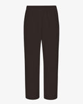 Organic Straight Leg Sweatpants - Coffee Brown