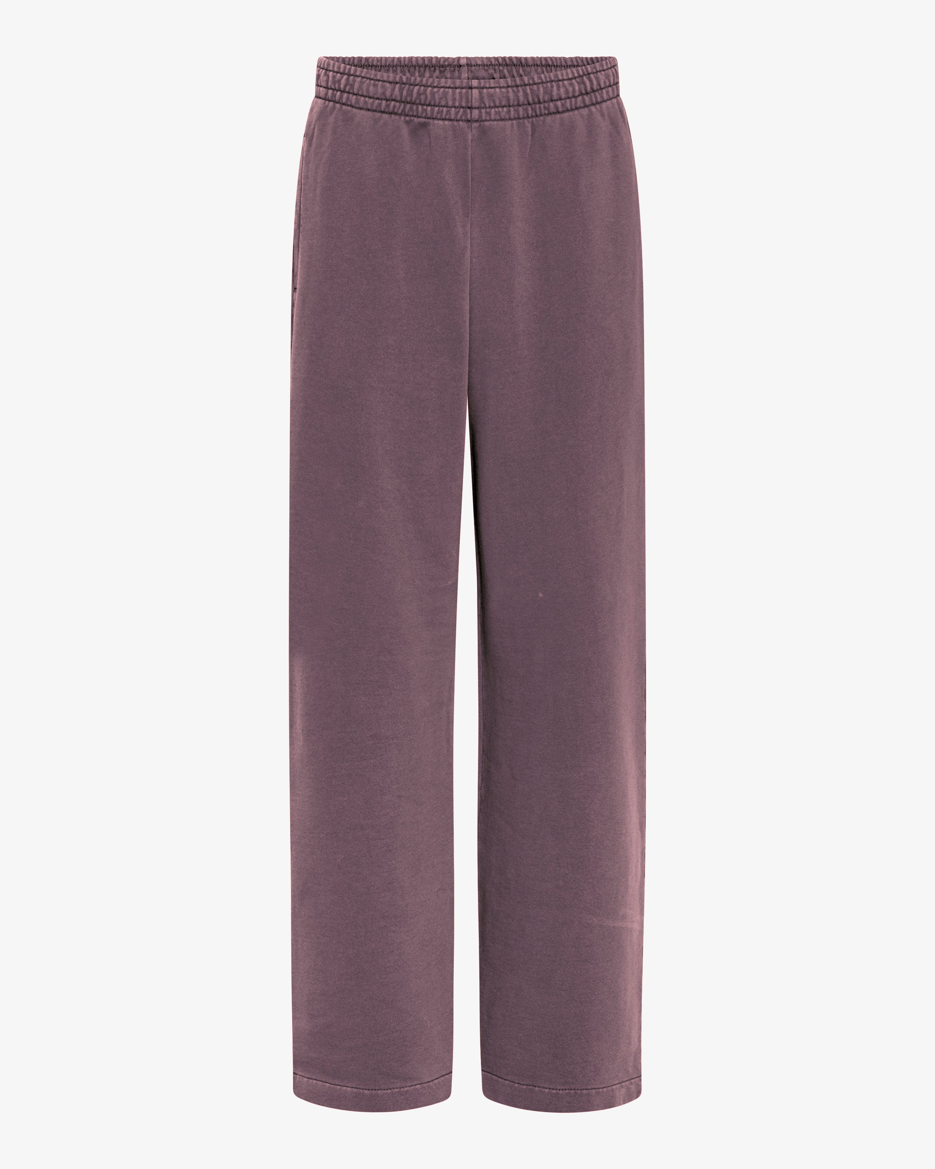 Organic Straight Leg Sweatpants - Faded Grape