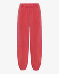 Organic Relaxed Sweatpants - Faded Red