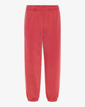 Organic Relaxed Sweatpants - Faded Red