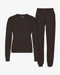 Organic Classic Sweatsuit - Coffee Brown