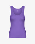 Women Organic Rib Tank Top - Ultra Violet