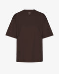 Oversized Organic T-Shirt - Coffee Brown