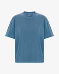Oversized Organic T-Shirt - Faded Indigo