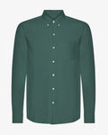 Organic Button Down Shirt - Emerald Green
