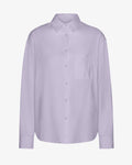 Organic Oversized Shirt - Soft Lavender