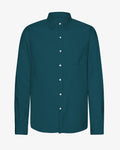 Organic Flannel Shirt - Ocean Green