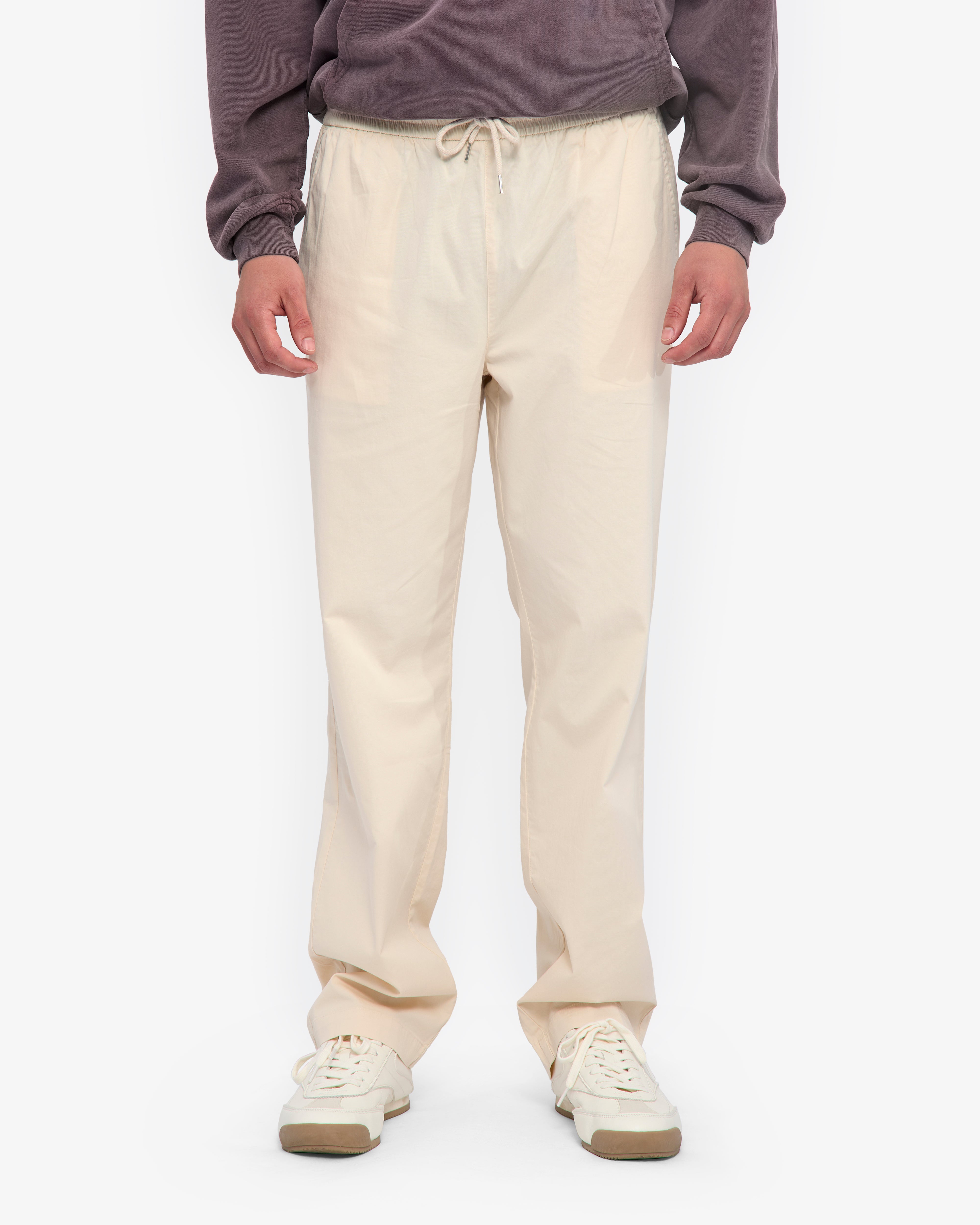 Organic Twill Pants - Ivory White