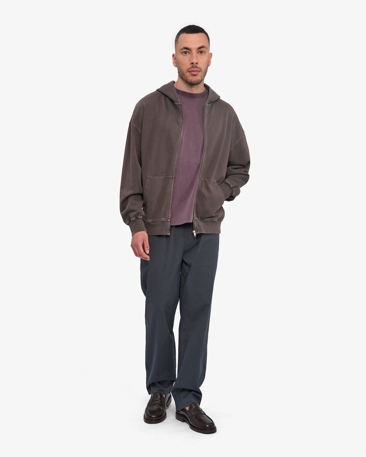 Organic Twill Pants - Lava Grey