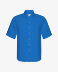 Linen SS Shirt - Pacific Blue
