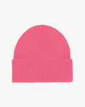 Bonnet en laine mérinos - Rose chewing-gum