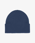 Merino Wool Beanie - Petrol Blue