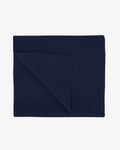 Merino Wool Scarf - Marine Blue