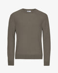 Classic Merino Wool Crew - Dusty Olive