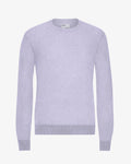 Light Merino Wool Crew - Soft Lavender