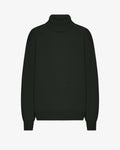 Merino Wool Turtleneck - Hunter Green
