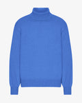 Merino Wool Turtleneck - Pacific Blue