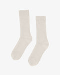 Merino Wool Blend Sock - Optical White