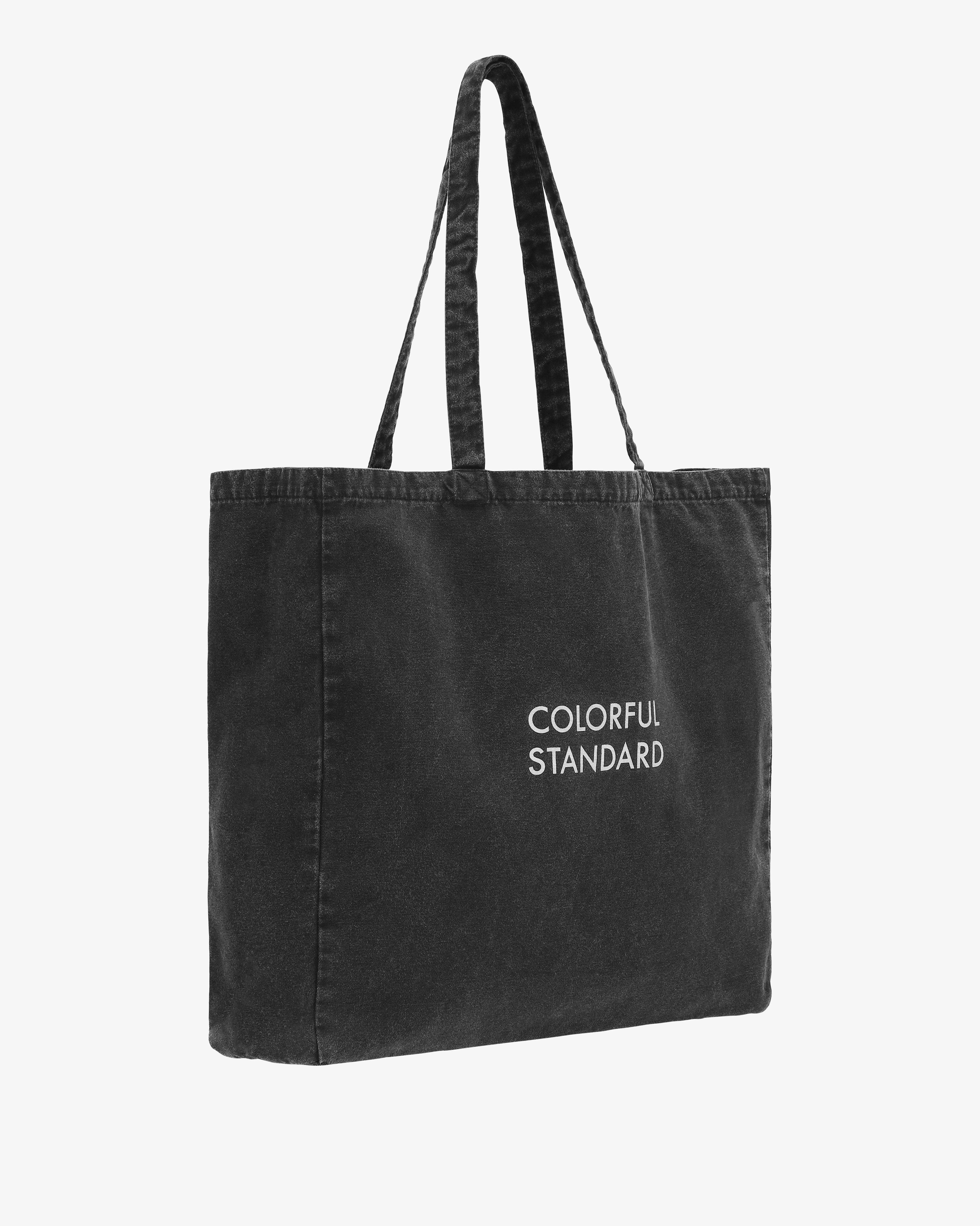 Organic Cotton Tote Bag - Faded Black