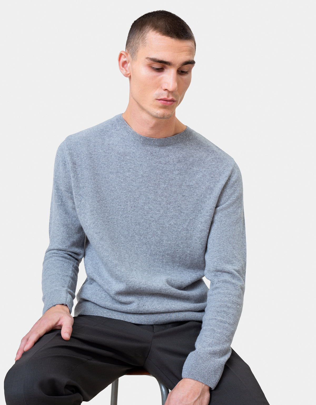 Colorful Standard Light Merino Wool Crew Merino Crewneck Light Ivory White