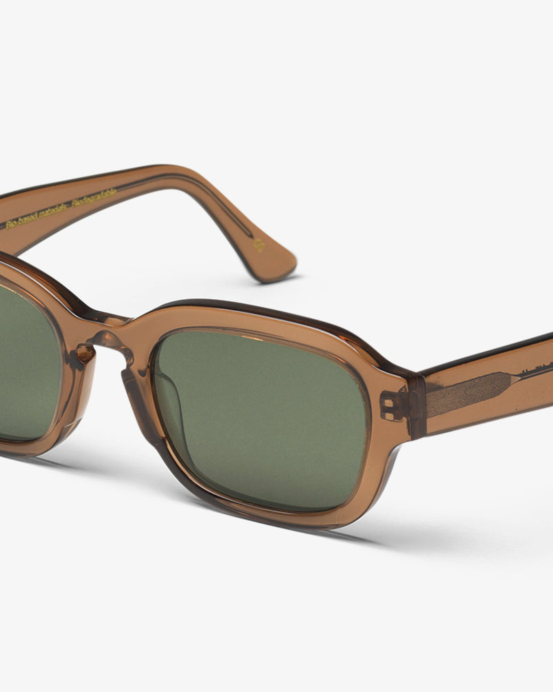 Sunglass 01 - Coffee Brown - Green