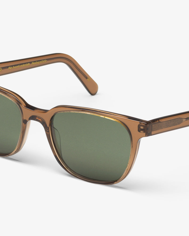 Sunglass 14 - Coffee Brown - Green