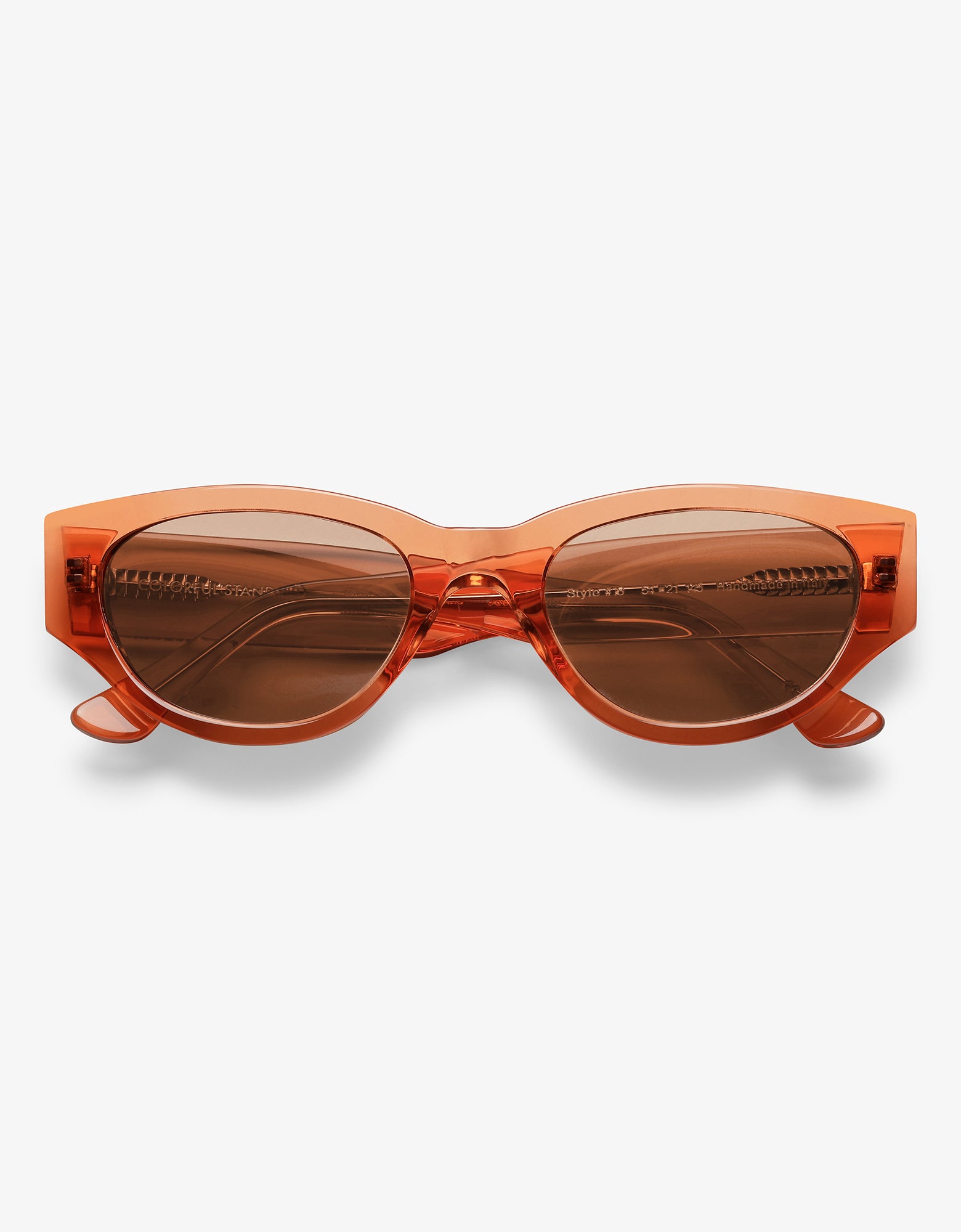 Sunglass 16 - Dark Amber - Brown
