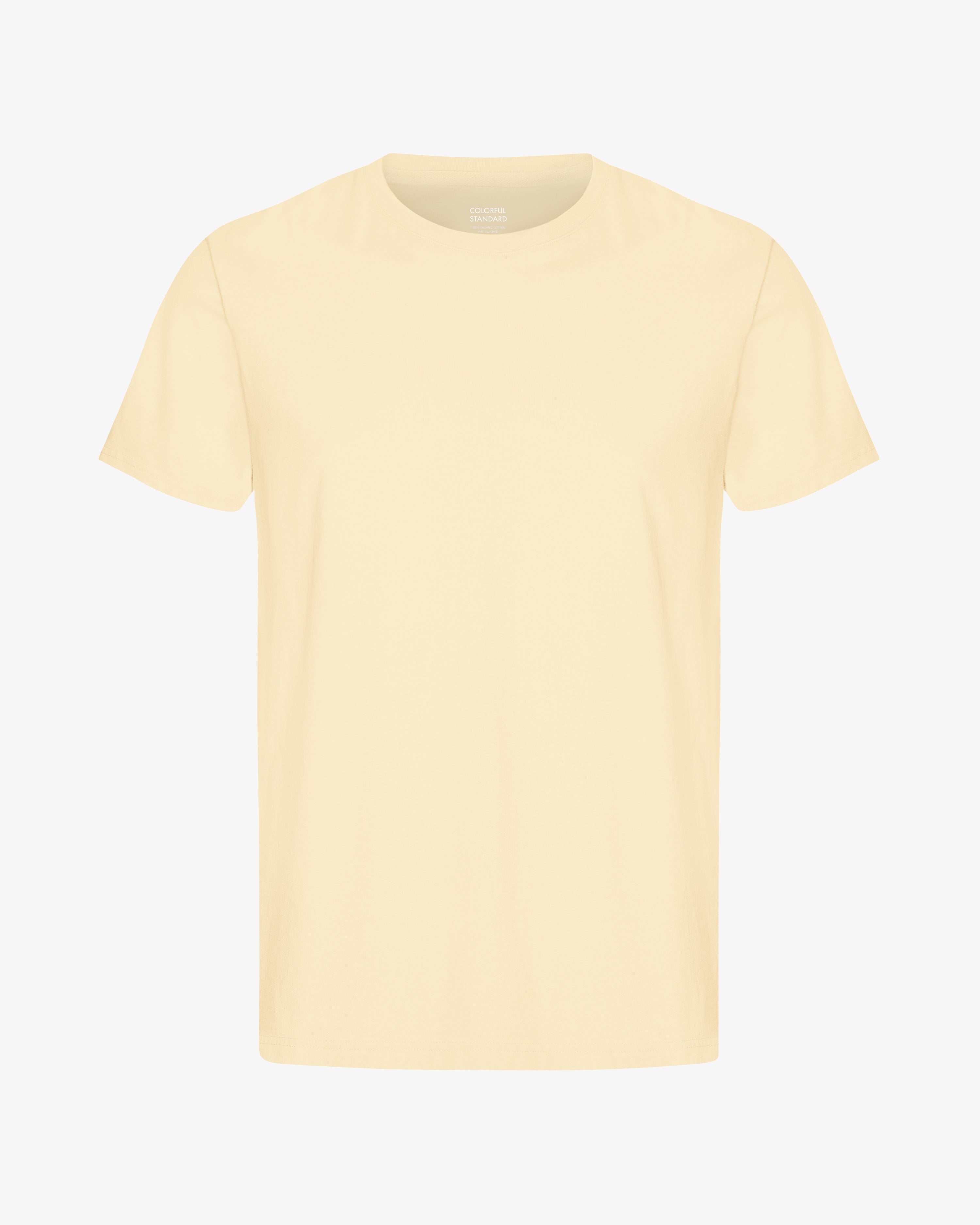 Classic Organic Tee - Soft Yellow