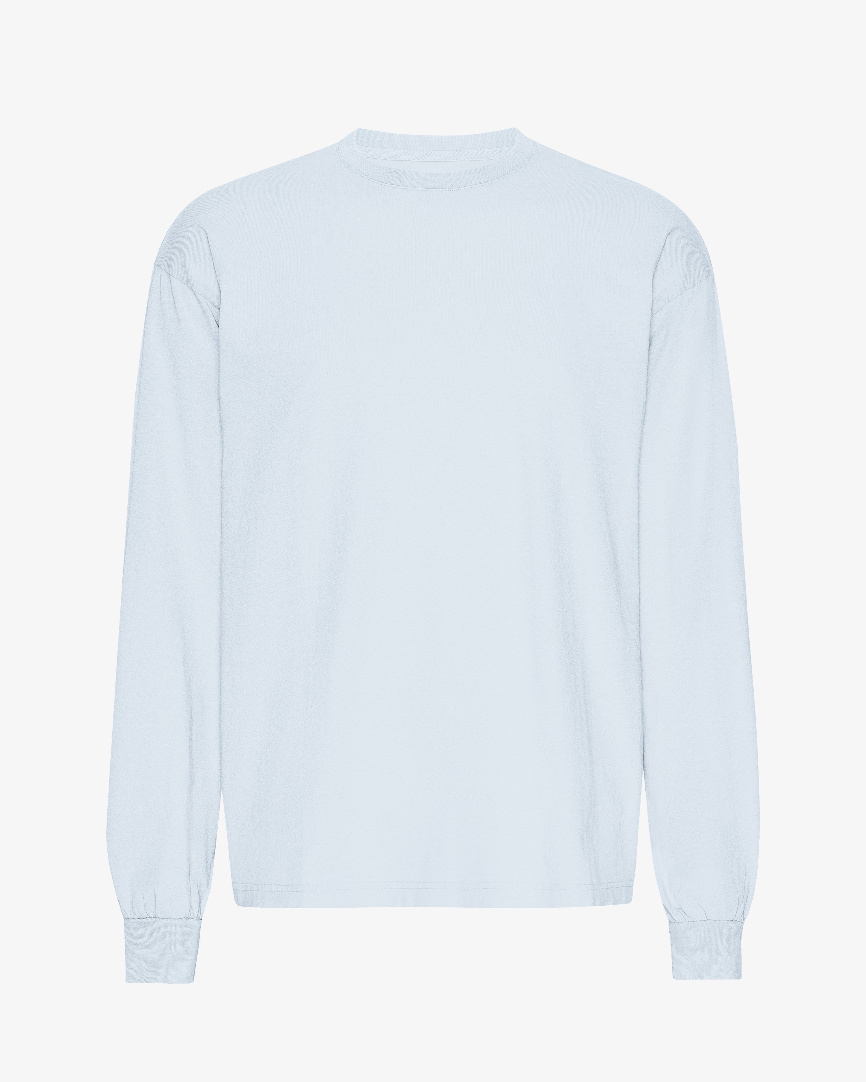 Oversized Organic LS T-Shirt - Polar Blue