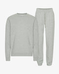 Organic Classic Sweatsuit - Heather Grey