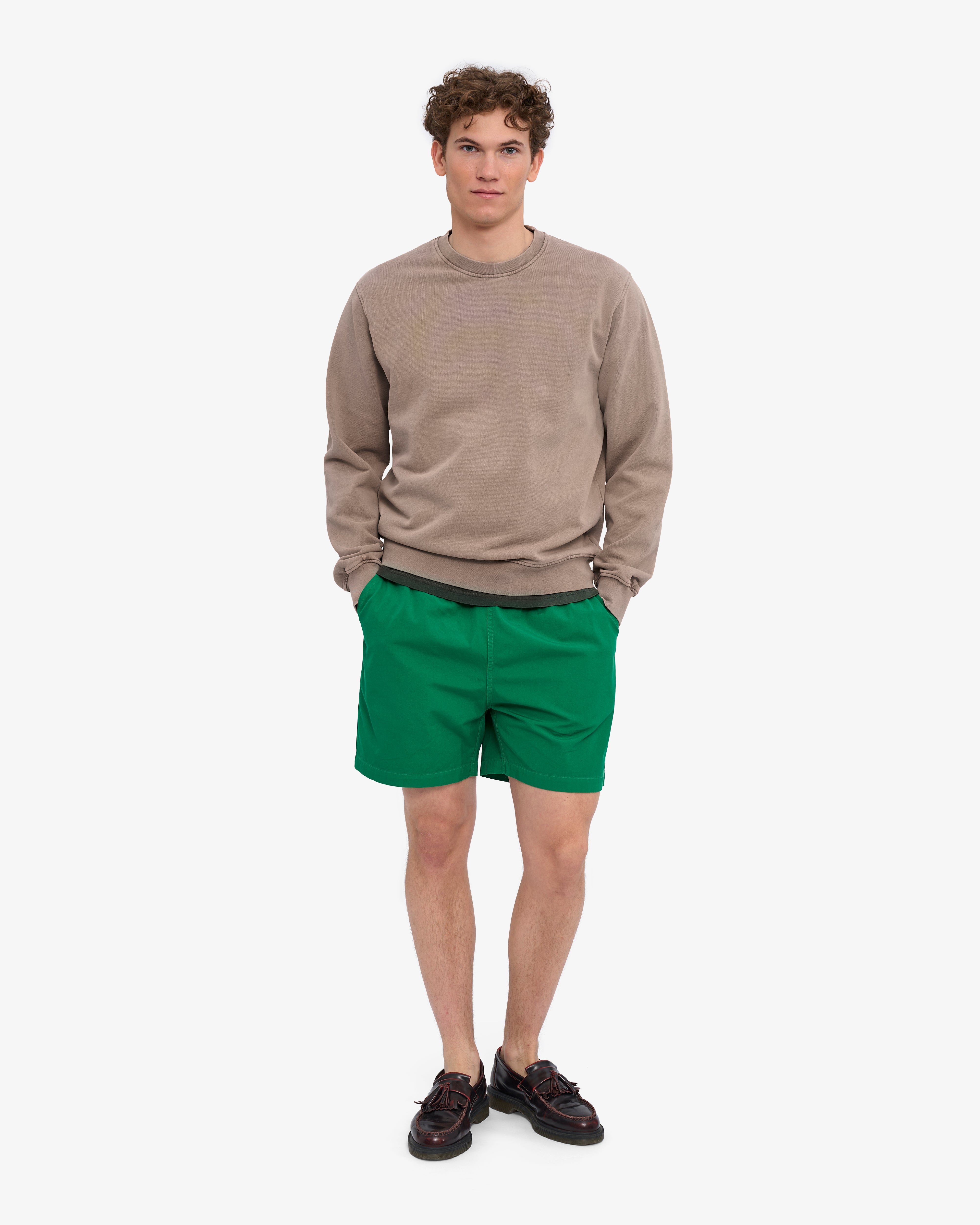 Organic Twill Shorts - Kelly Green
