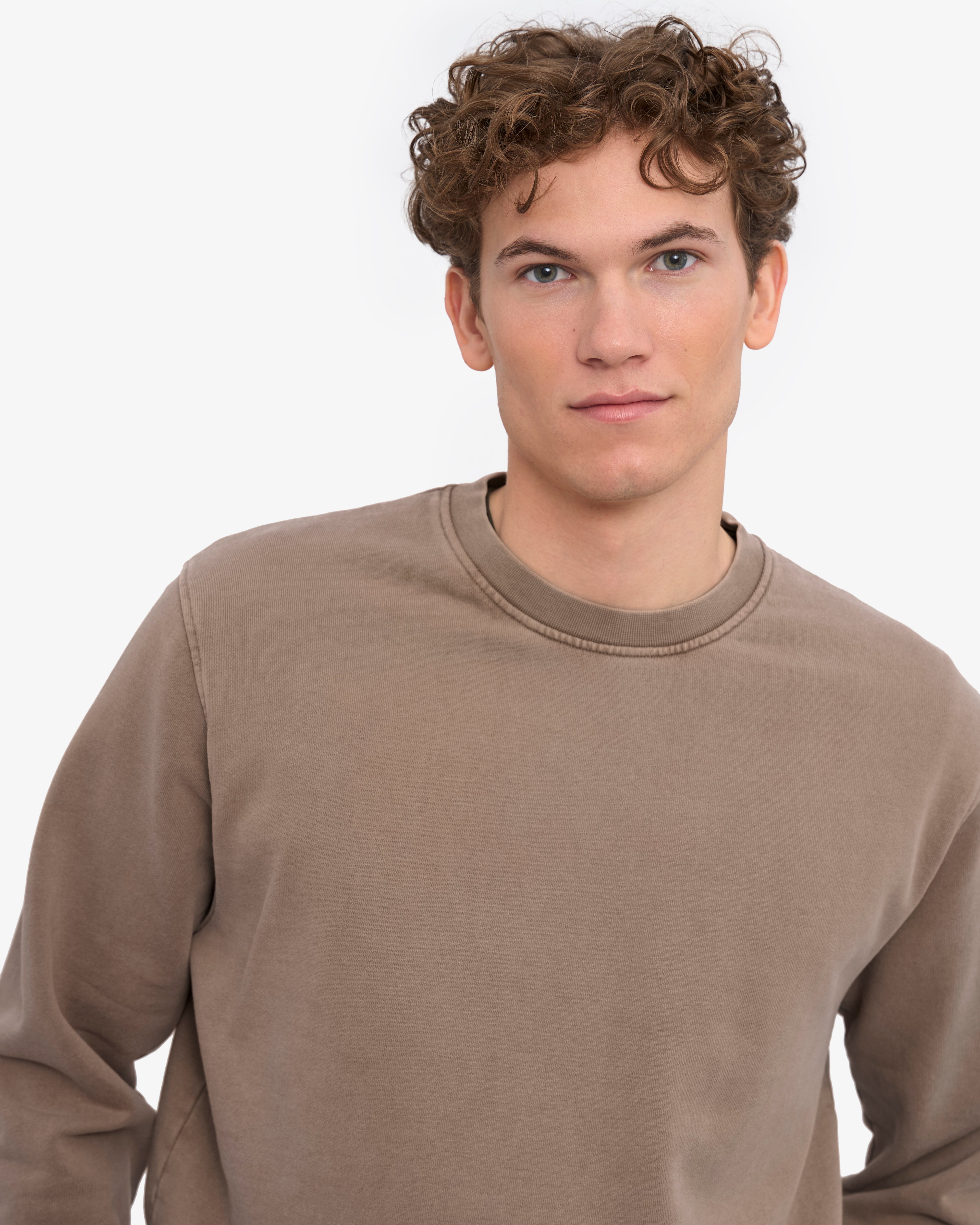 Classic Organic Crew - Faded Khaki