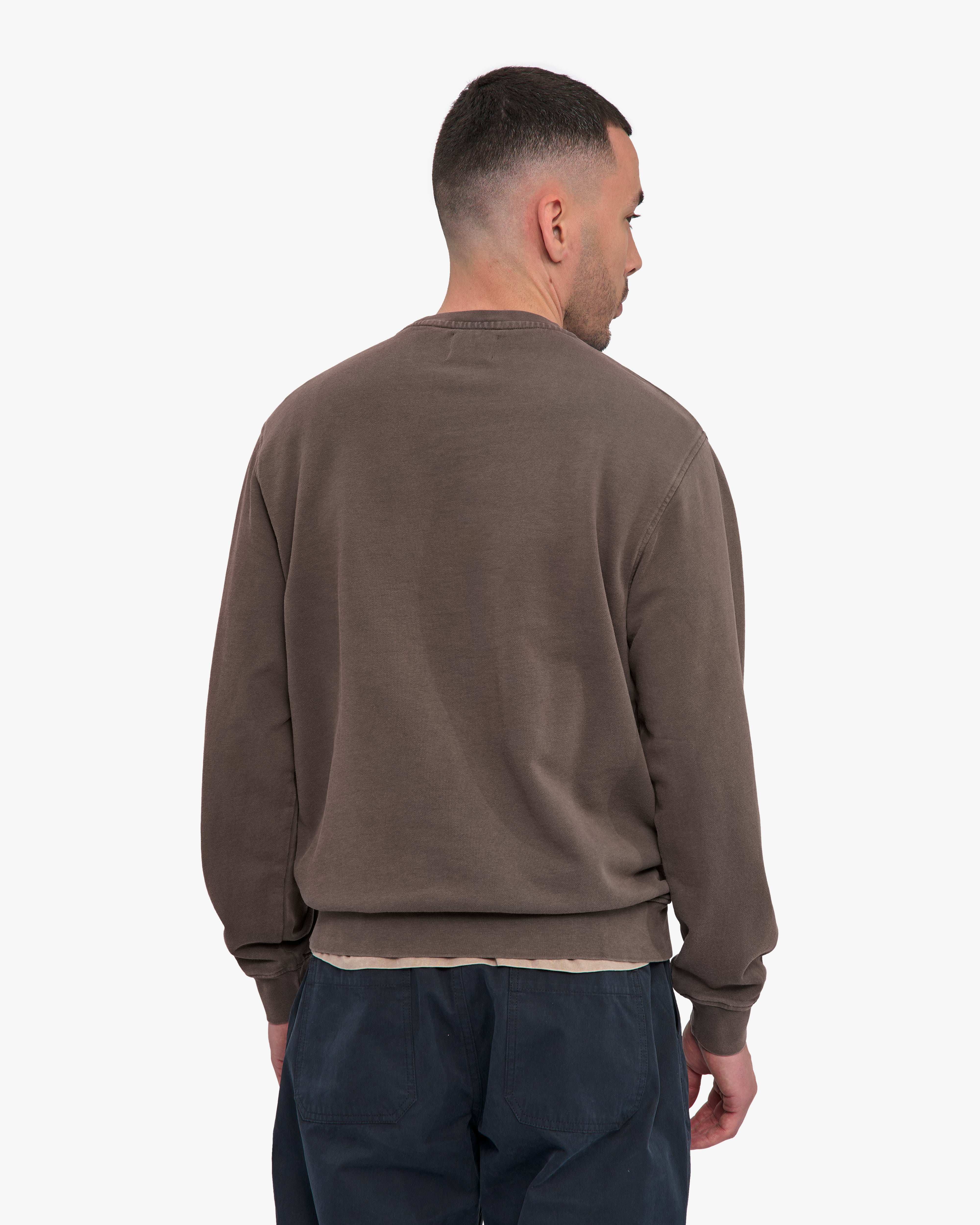 Classic Organic Crew - Faded Mud