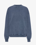 Organic Oversized Crew - Neptune Blue