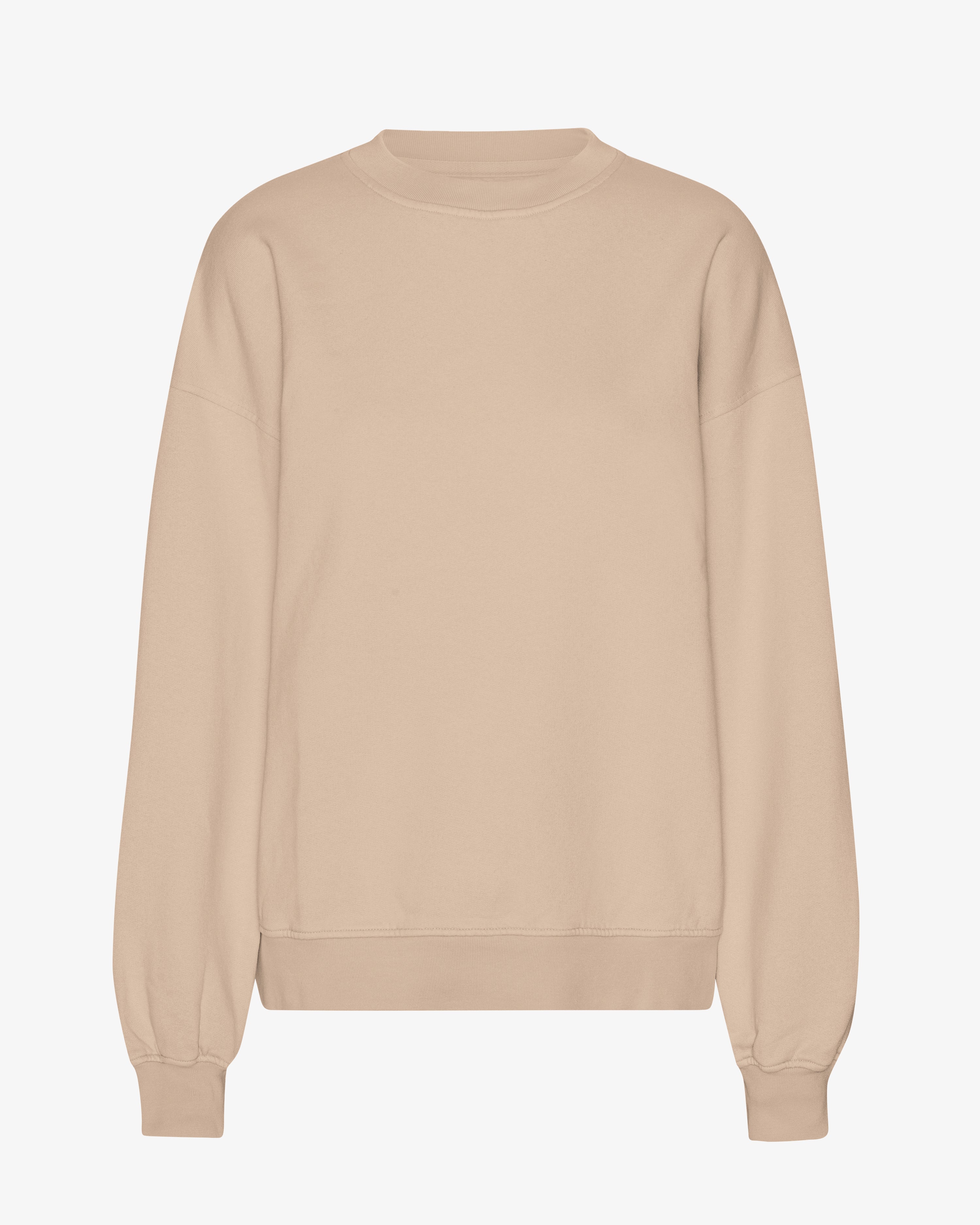 Organic Oversized Crew - Oyster Grey