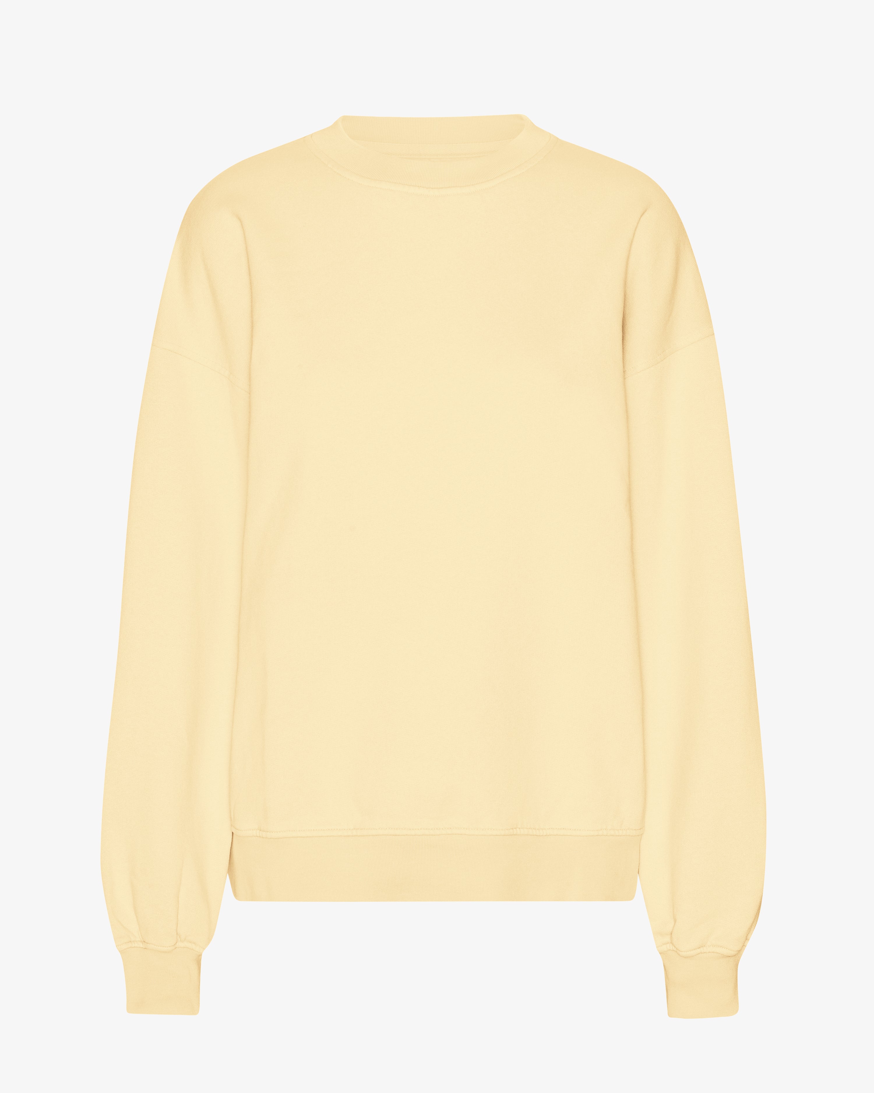 Organic Oversized Crew - Soft Yellow