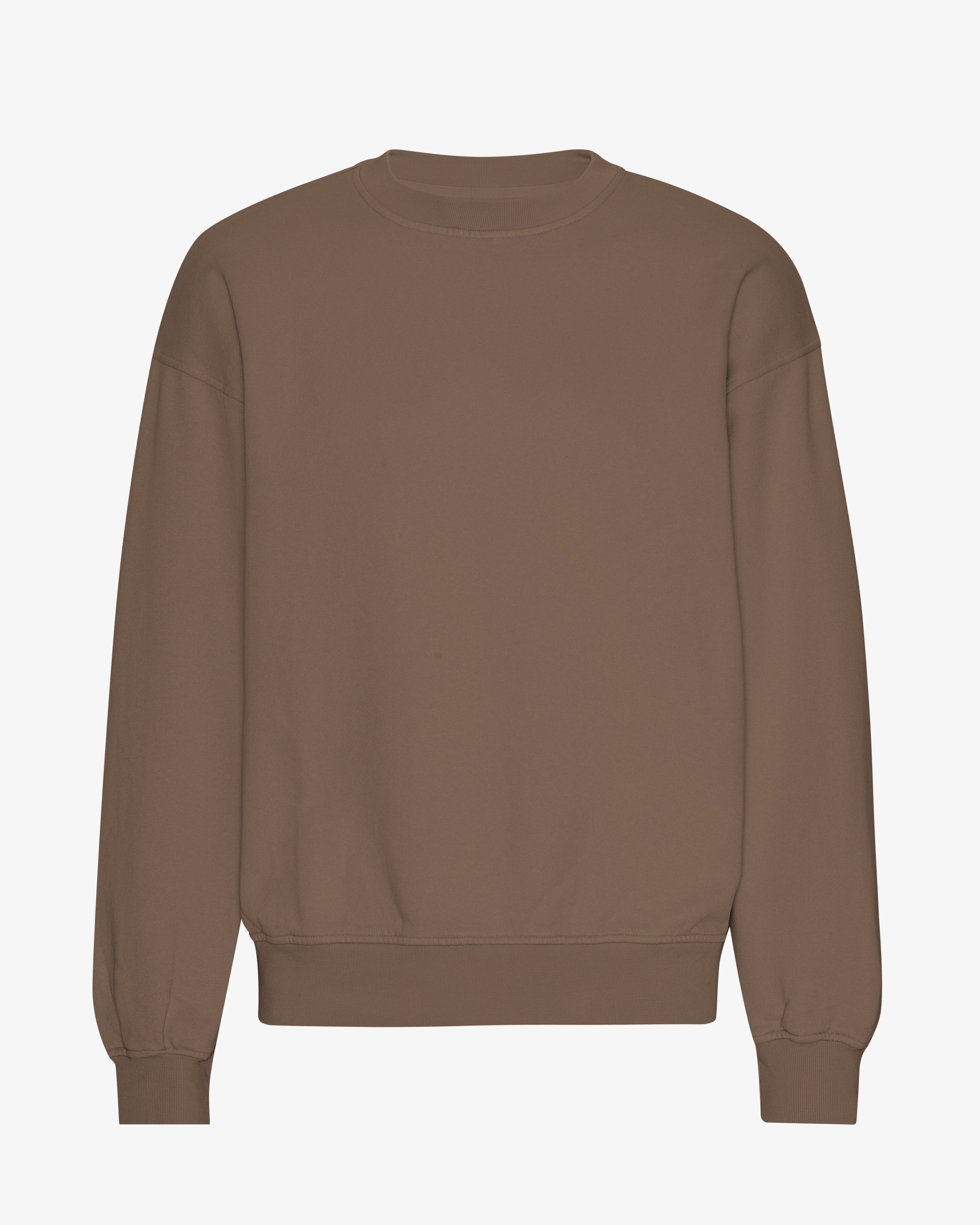 Organic Oversized Crew - Cedar Brown