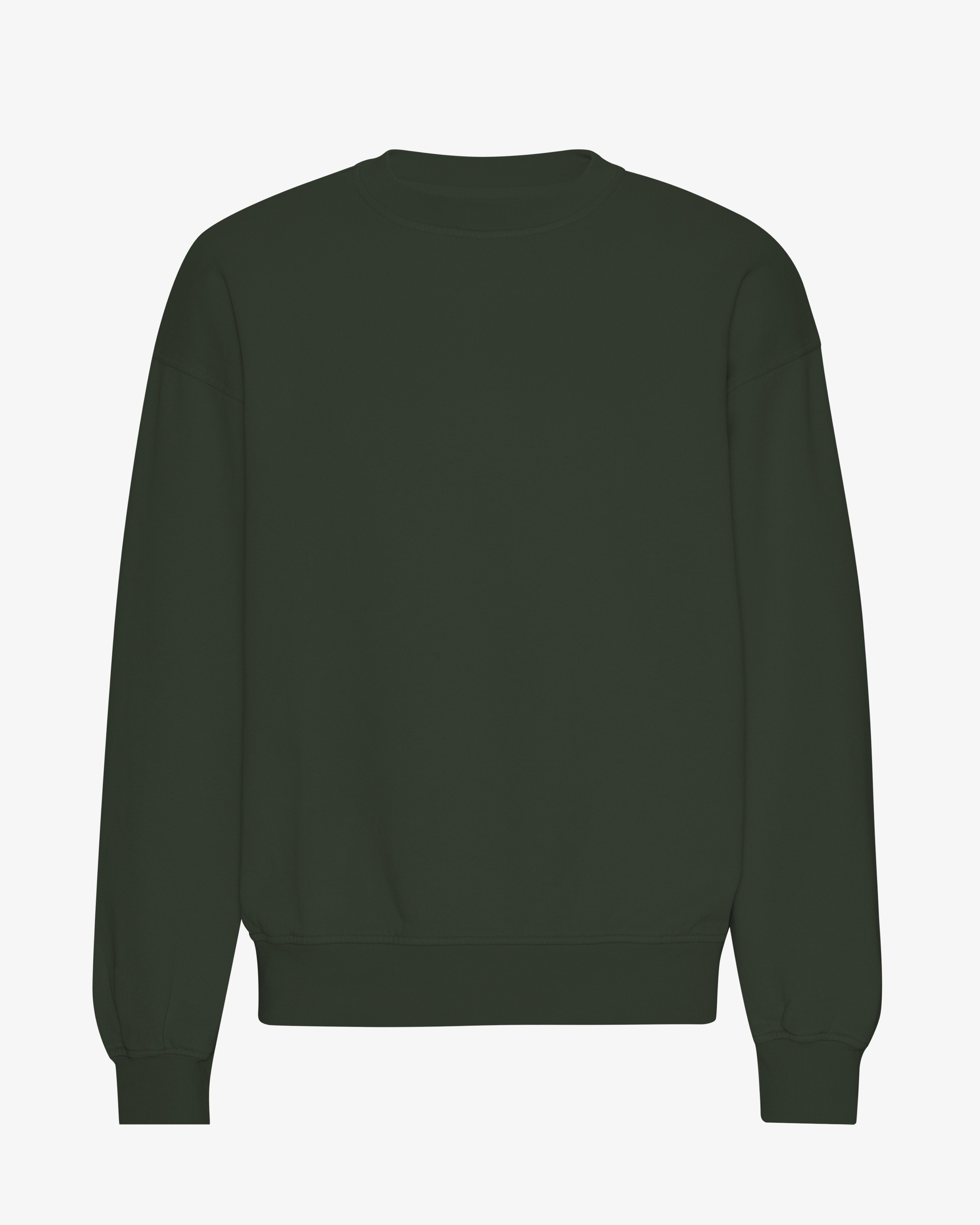 Organic Oversized Crew - Hunter Green