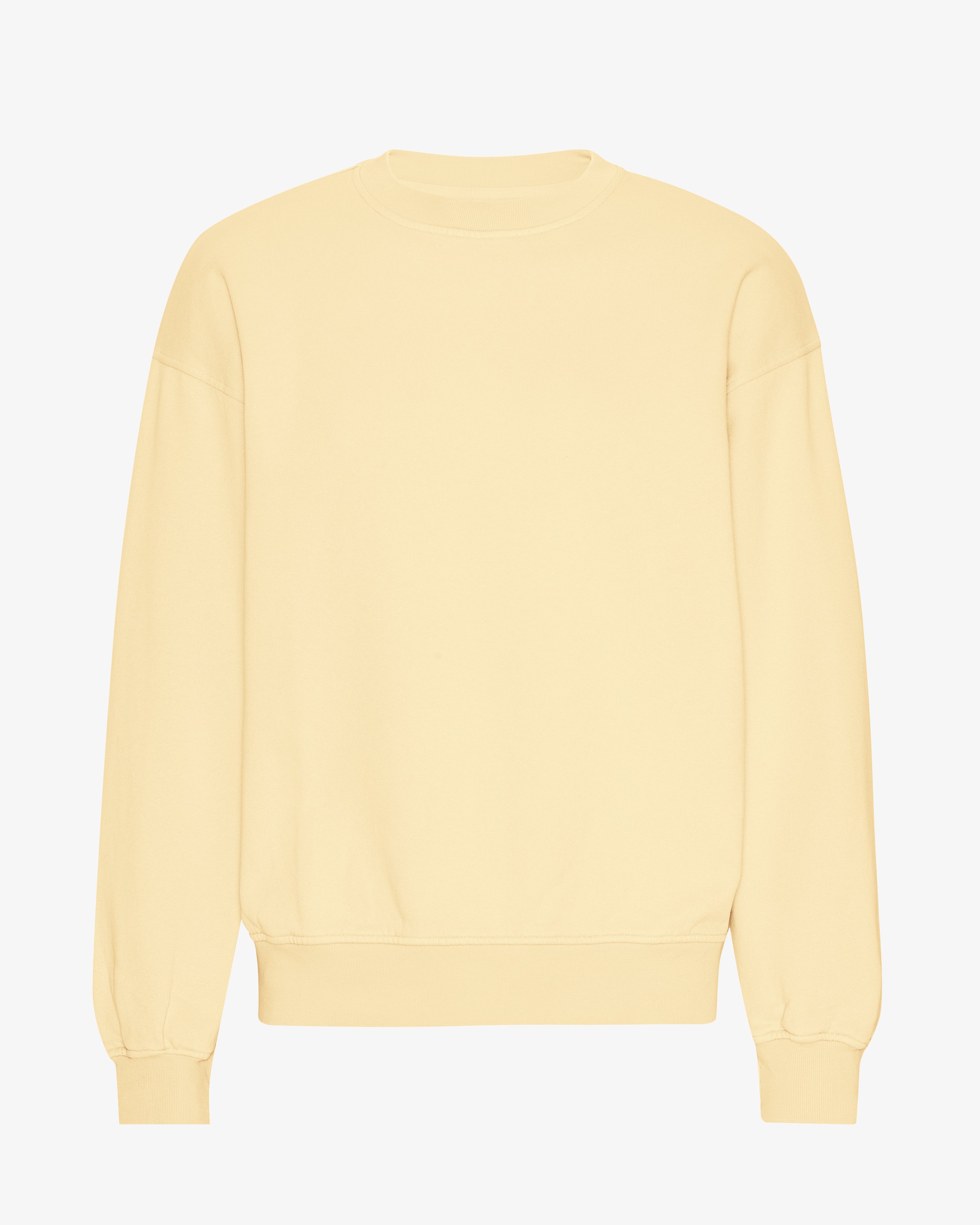 Organic Oversized Crew - Soft Yellow